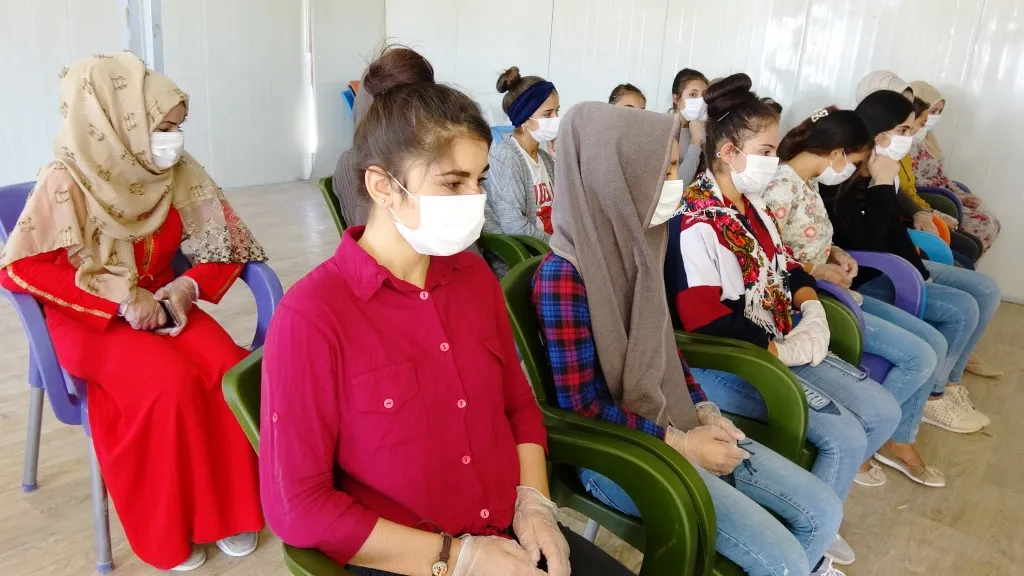 ​​​​​​​1st first aid course in Girê Spî camp ended