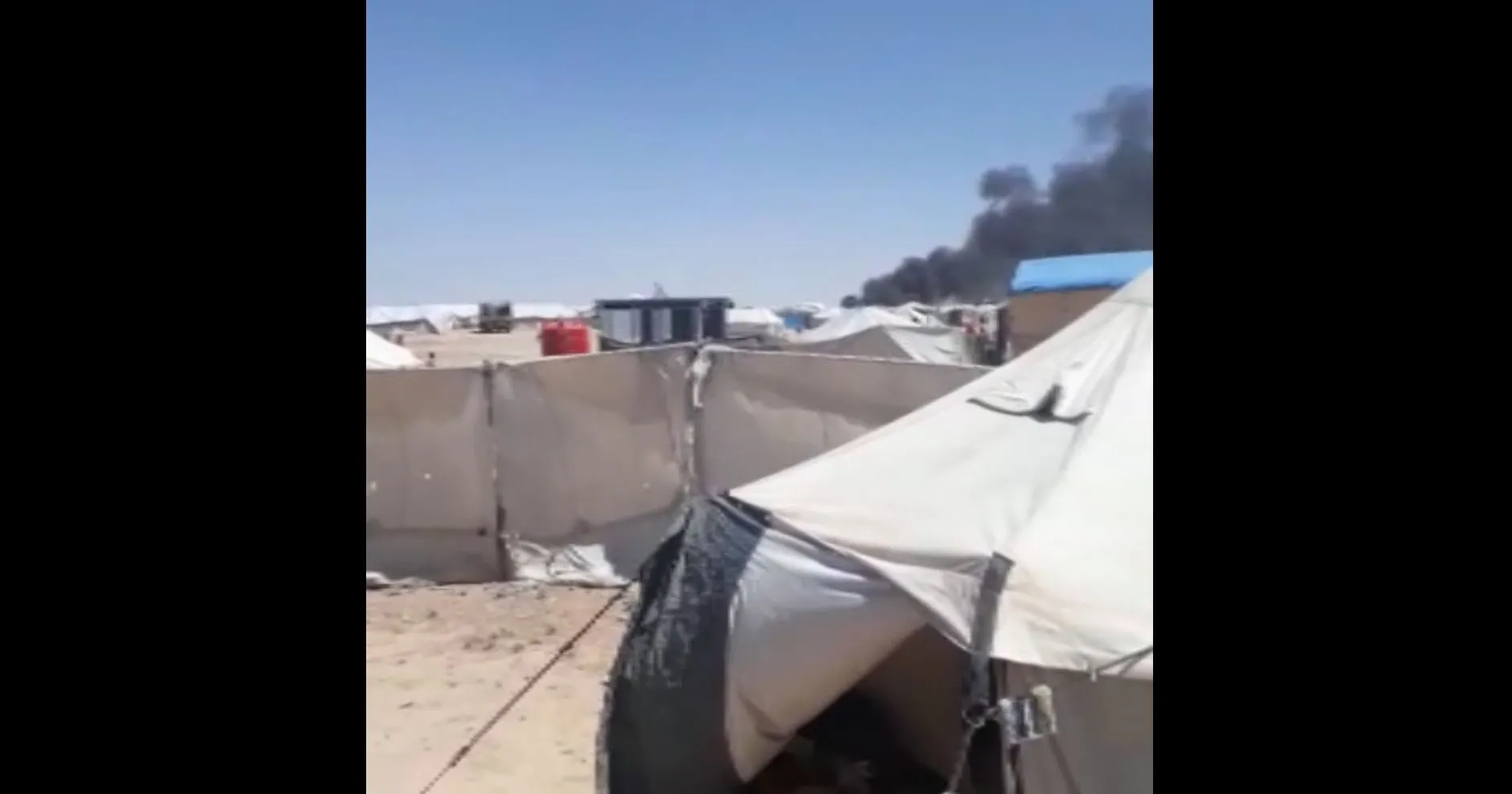 Fire broke out in Areesheh camp, damage limited to the material