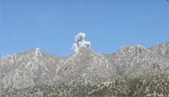 Turkish occupation shells Amêdiyê countryside in Başûr Kurdistan