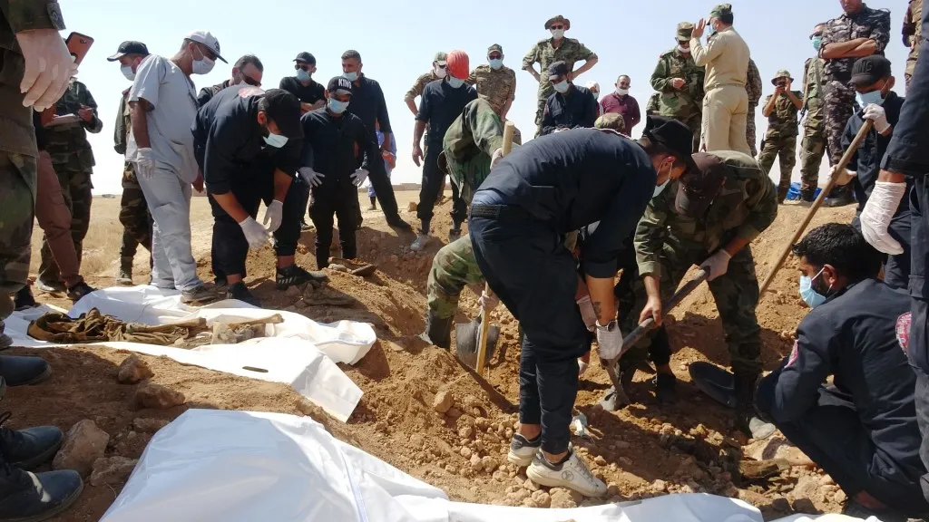 Two mass graves of 93rd Brigade found in Ain Issa