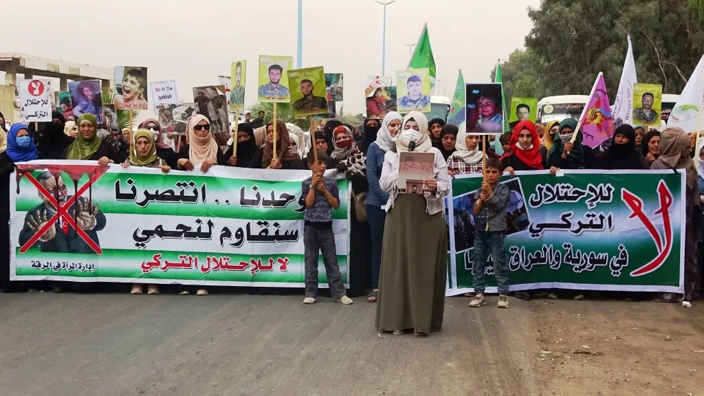 ​​​​​​​During demonstration ... Let us all unite against Turkish occupation