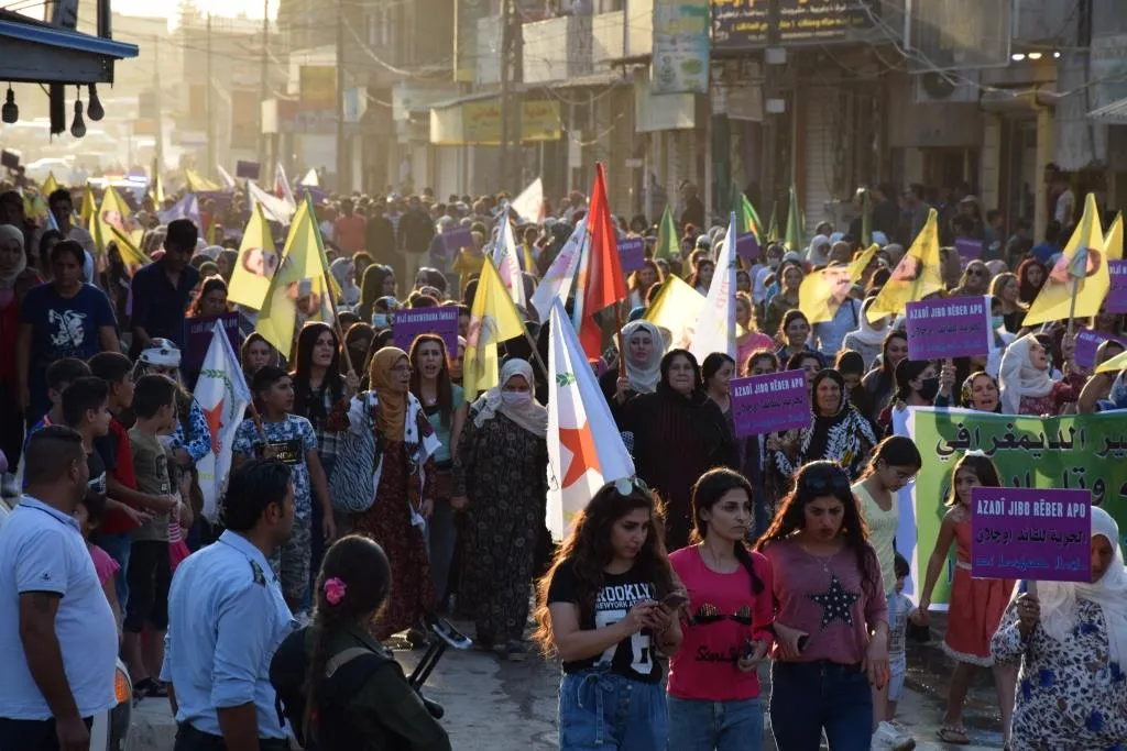 Support rally for resistance of Haftanin in Al-Hasakah