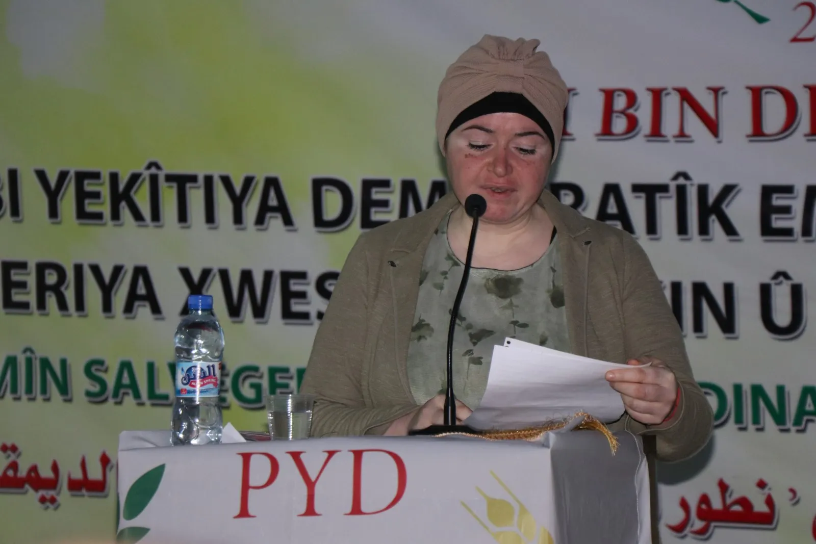 The commemoration of the founding of the PYD in Aleppo