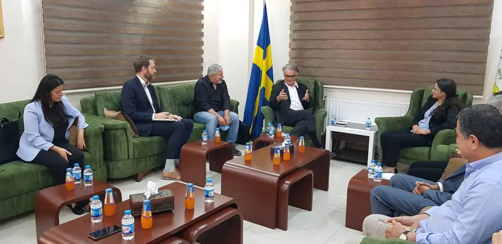 Swedish Foreign Ministry’s delegation meeting SDC assure promoting coexistence, playing role of mediator