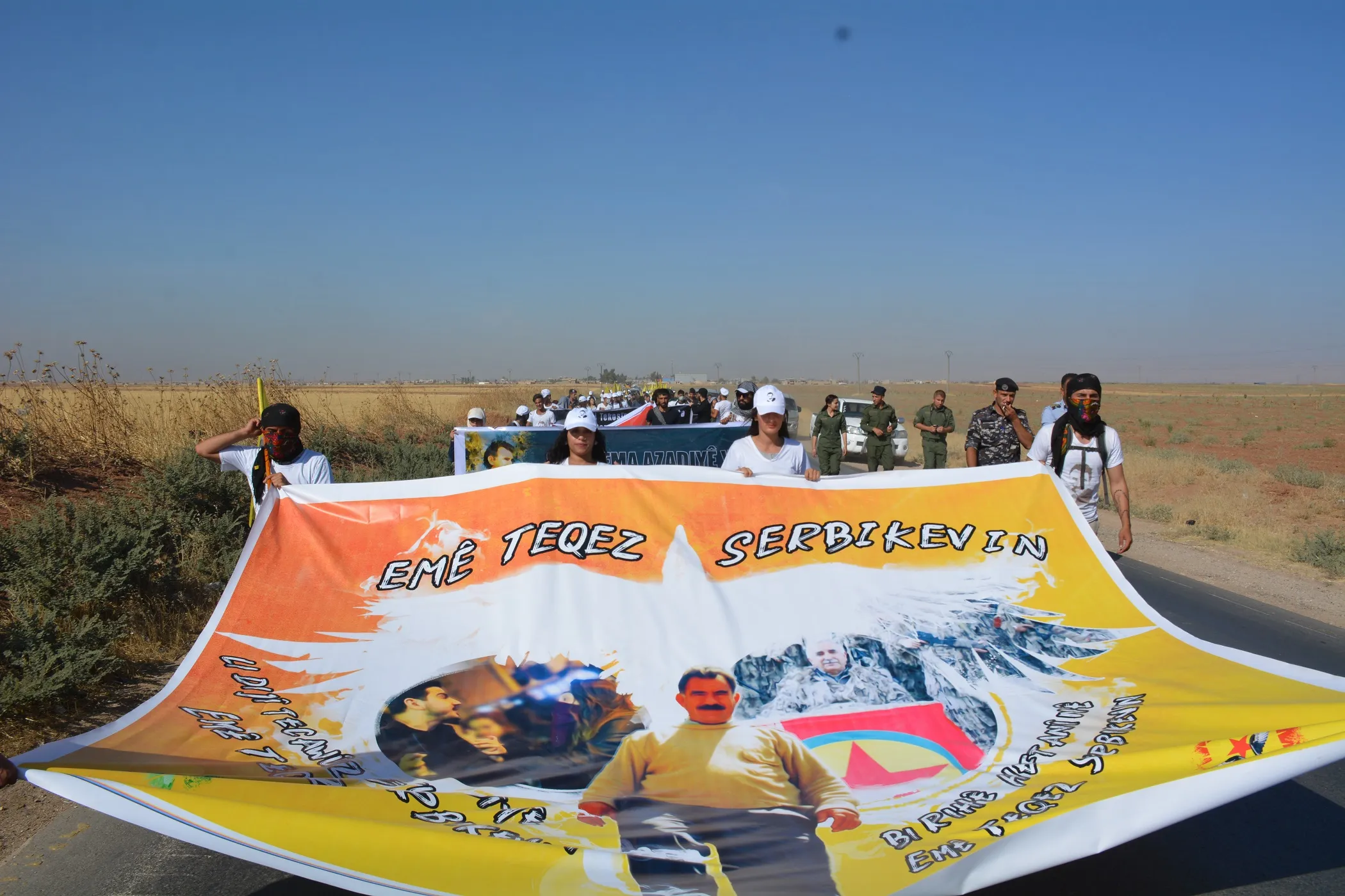 "We want to deliver message to world ... We are united against Turkish fascism"