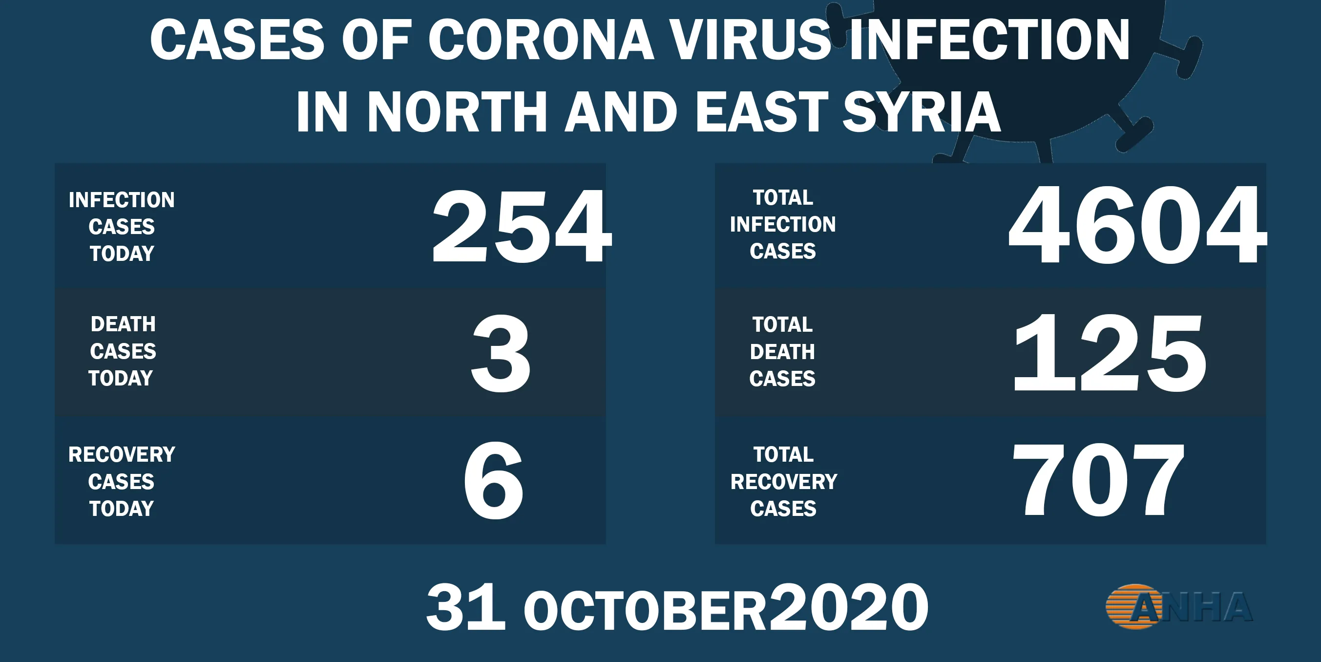 Covid- 19 cases in NE Syria surpass 4,600