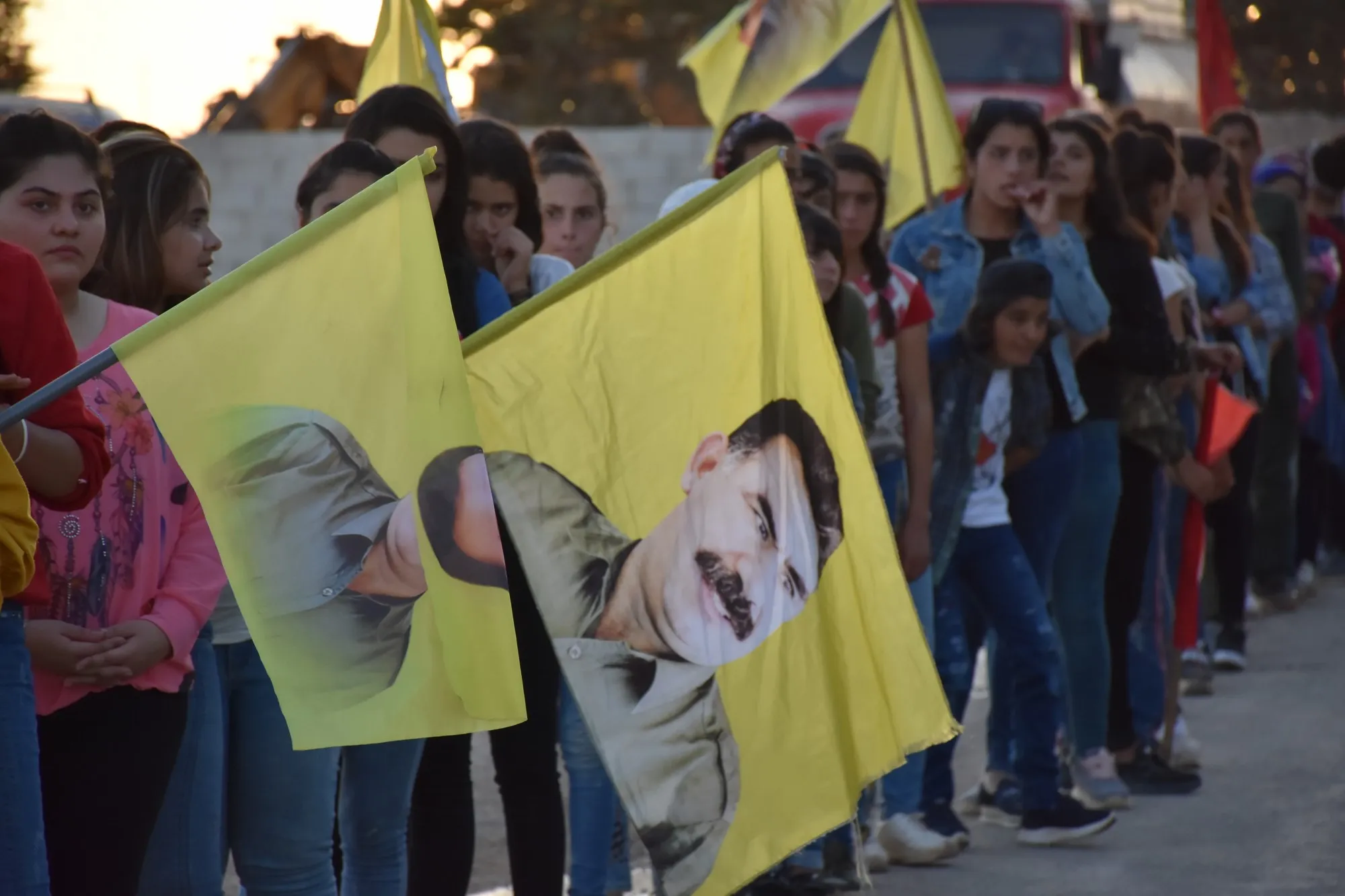 Demonstration demands Ocalan's freedom, condemns international conspiracy