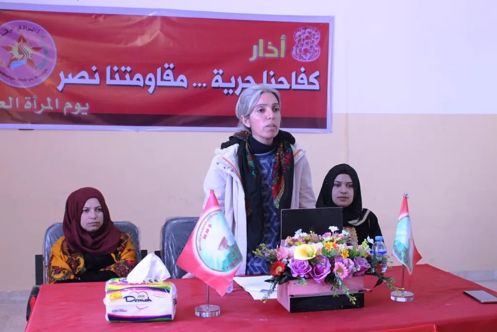 During three years, women play active role in construction and change