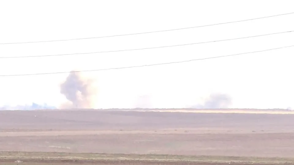 Turkish Occupation Army bombs Gire Spi