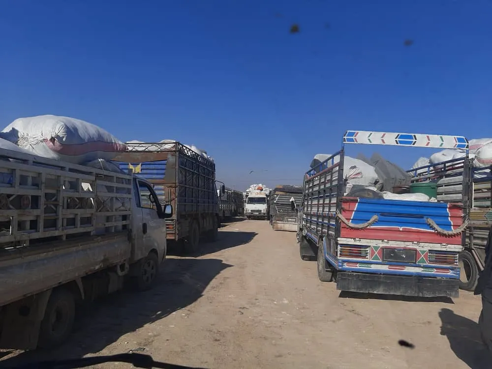 Batch six of Syrian IDPs leave the al-Hol Camp