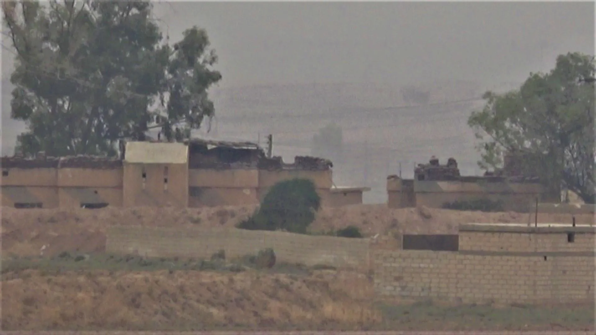 Occupation army brings armored vehicles and tanks to villages near M4 road