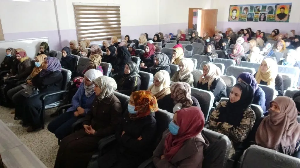 Lecture on World Anti- Violence Day in Raqqa 