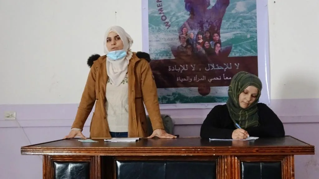 Lecture on World Anti- Violence Day in Raqqa 
