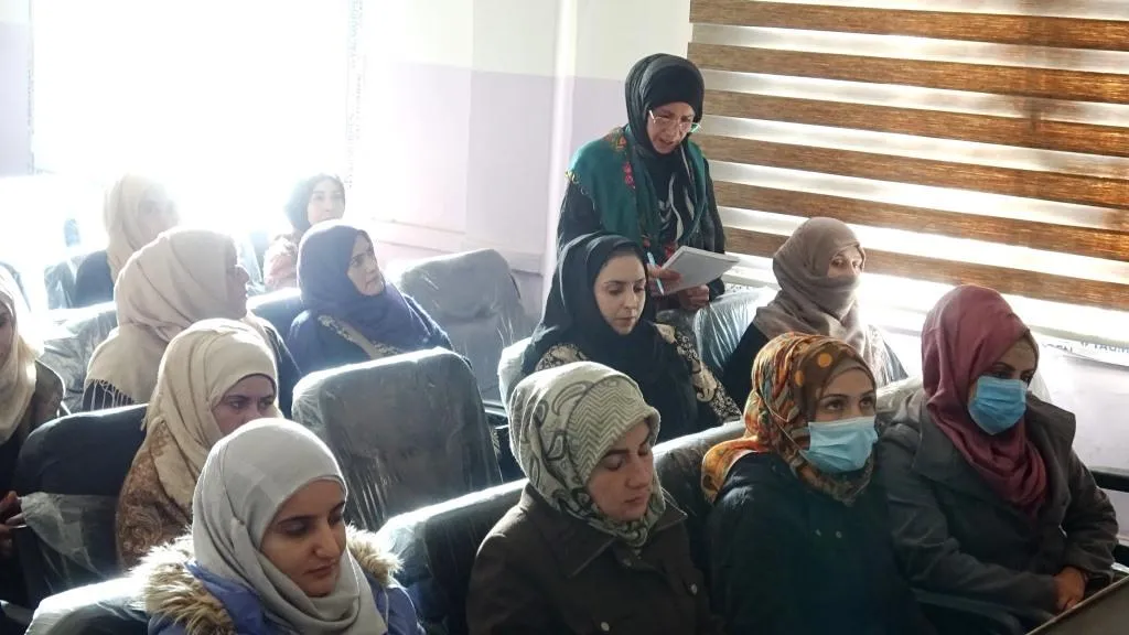 Lecture on World Anti- Violence Day in Raqqa 