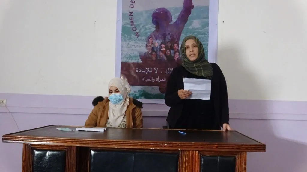 Lecture on World Anti- Violence Day in Raqqa 