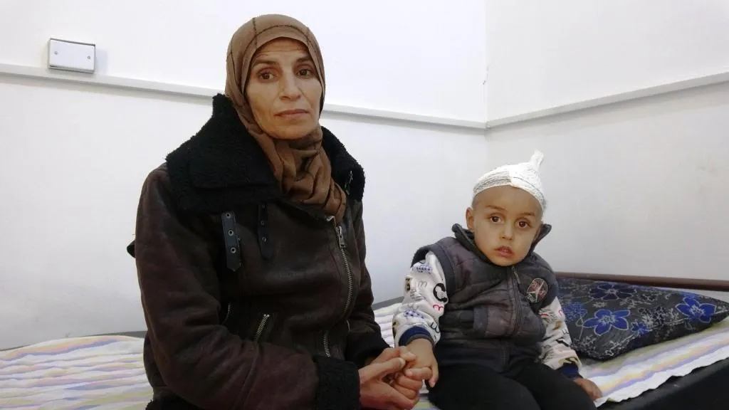 Mother of the three year old Mahmoud al-Zaidan: what was my son's sin ? 