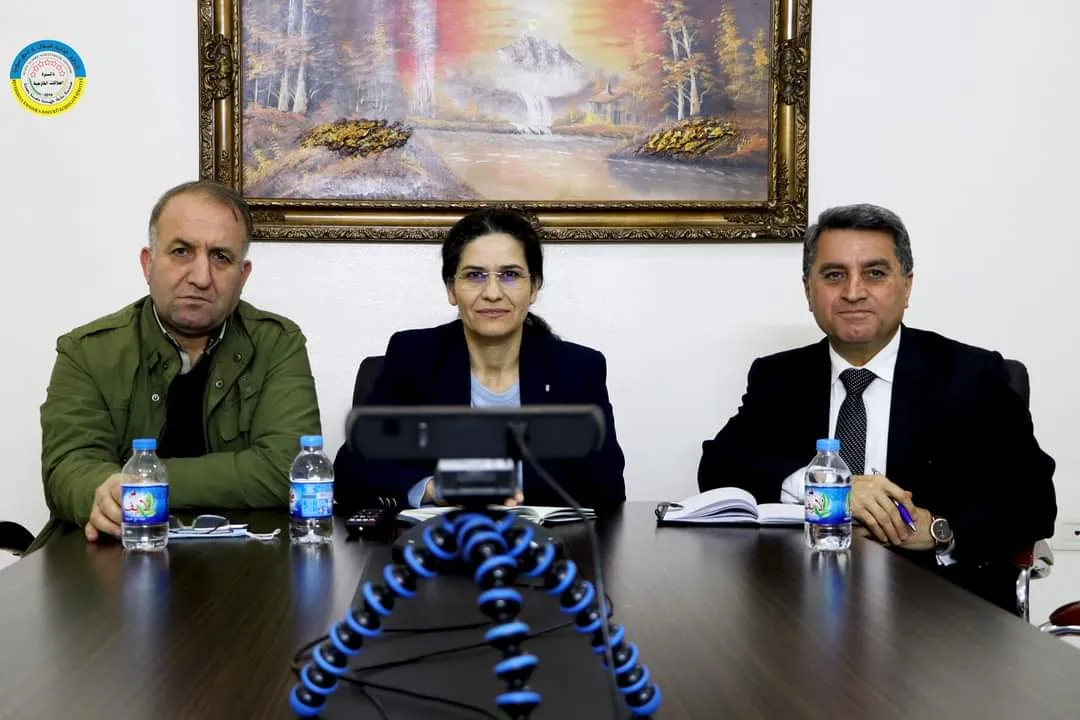 ​​​​​​​AANES, SDC representatives and Swedish Foreign Minister meet virtually