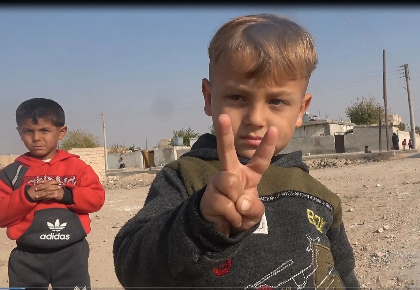 Ain Issa children: we want peace not Turkey