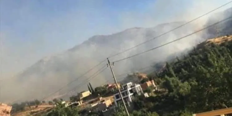  Turkish Occupation warplanes bombard Zakho outskirt