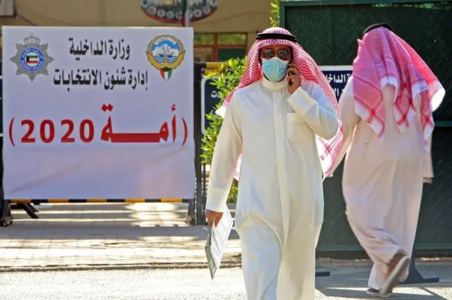 Kuwaitis cast their ballots for the National Assembly 