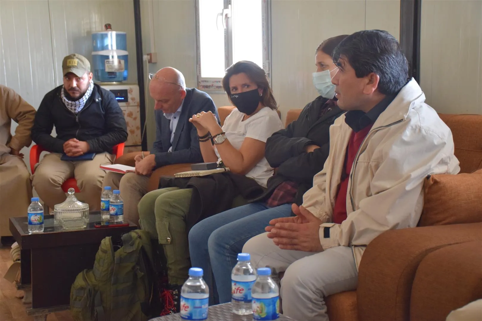 Belgian delegation pledges assistance to the Serê Kaniyê  IDPs