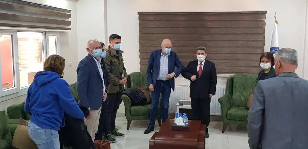 Meeting between Belgian Parliament's delegation, AA officials