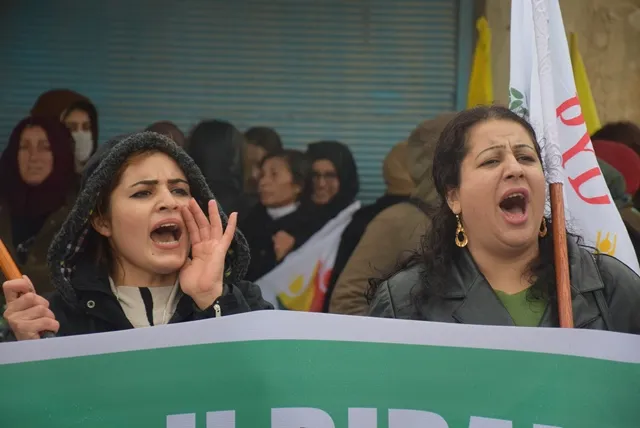In one voice, people of Amuda call for Kurdish unity