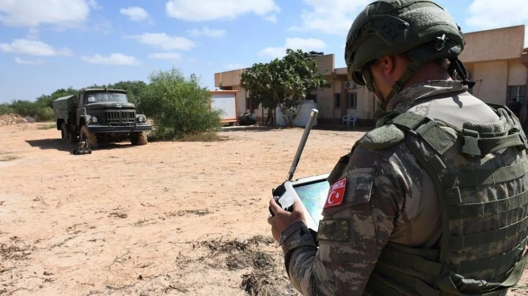 Turkish military aircraft unloads cargo in western Libya