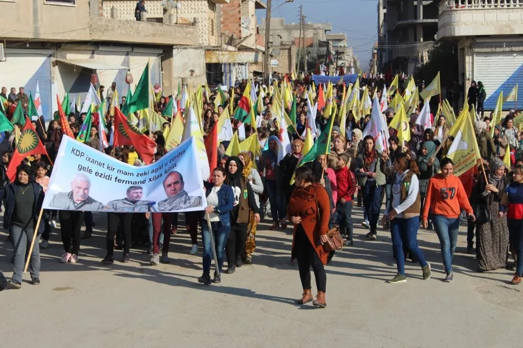 ​​​​​​​Protesters ... We not to allow repeat 2014 scenario against Yazidis