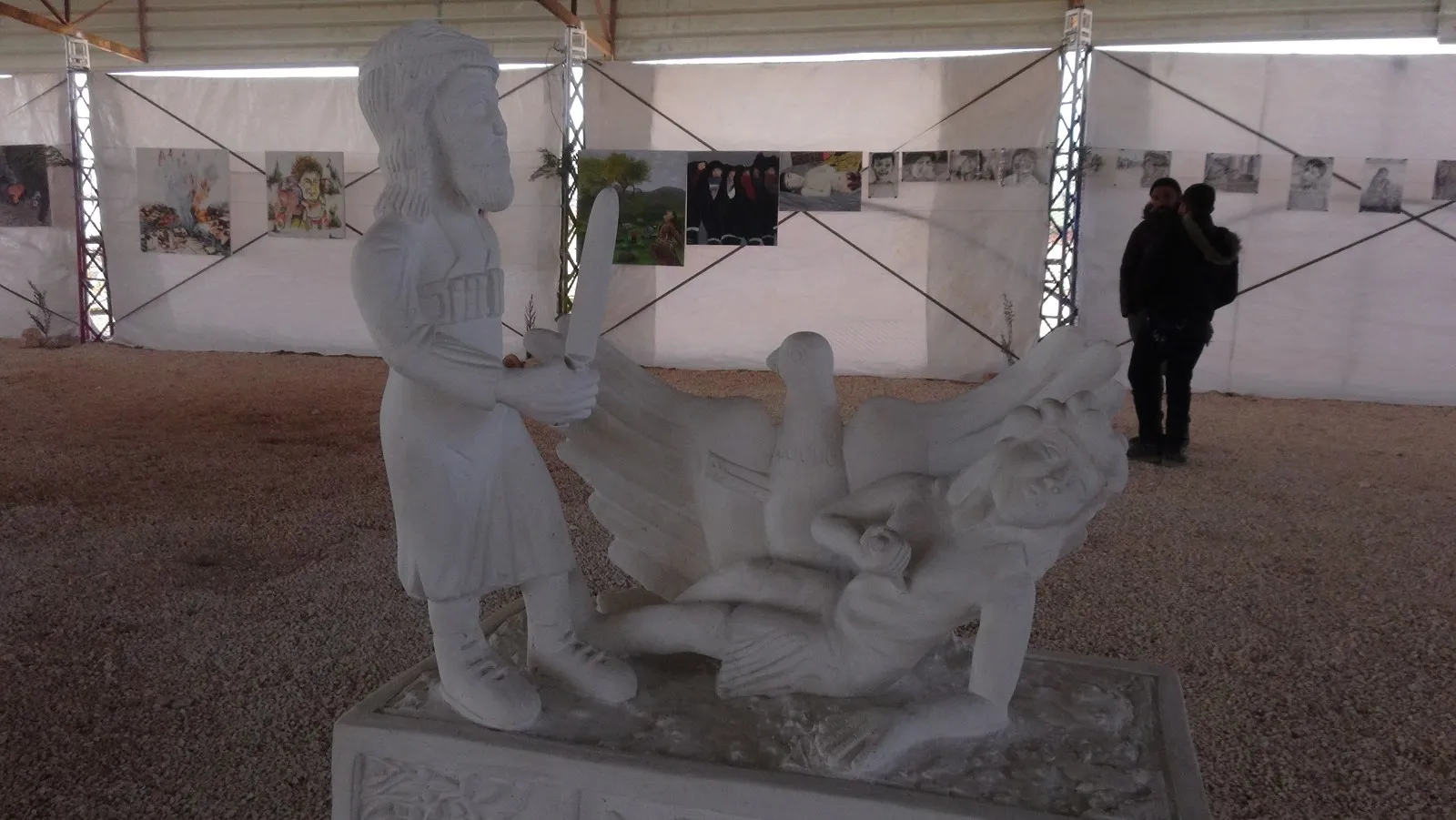 Afrin sculptors: Our sculptures to communicate our suffering to whole world