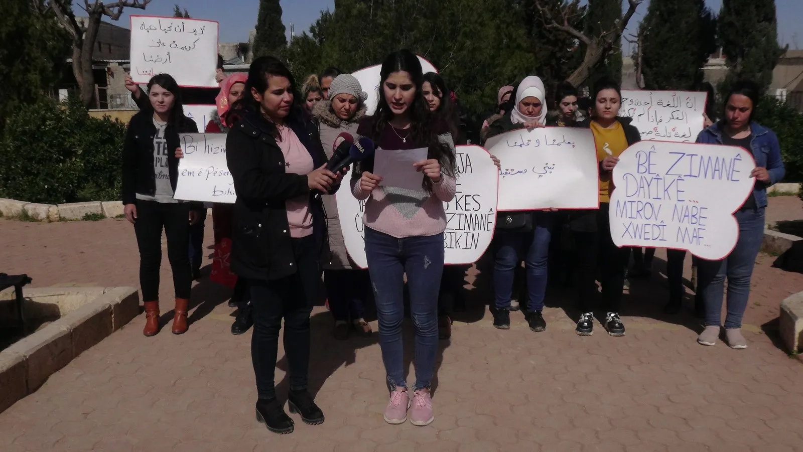 ‘We want to live decent life on our land in our language′