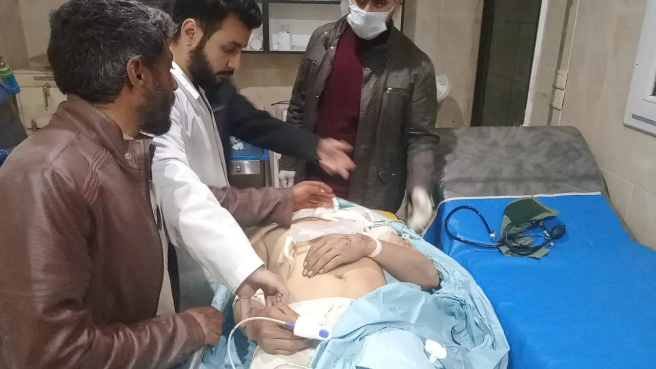 Civilian injured in Tal Tamr by Turkish mercenaries