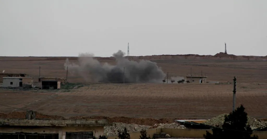 Turkish Occupation systematic destruction of Ain Issa villages 