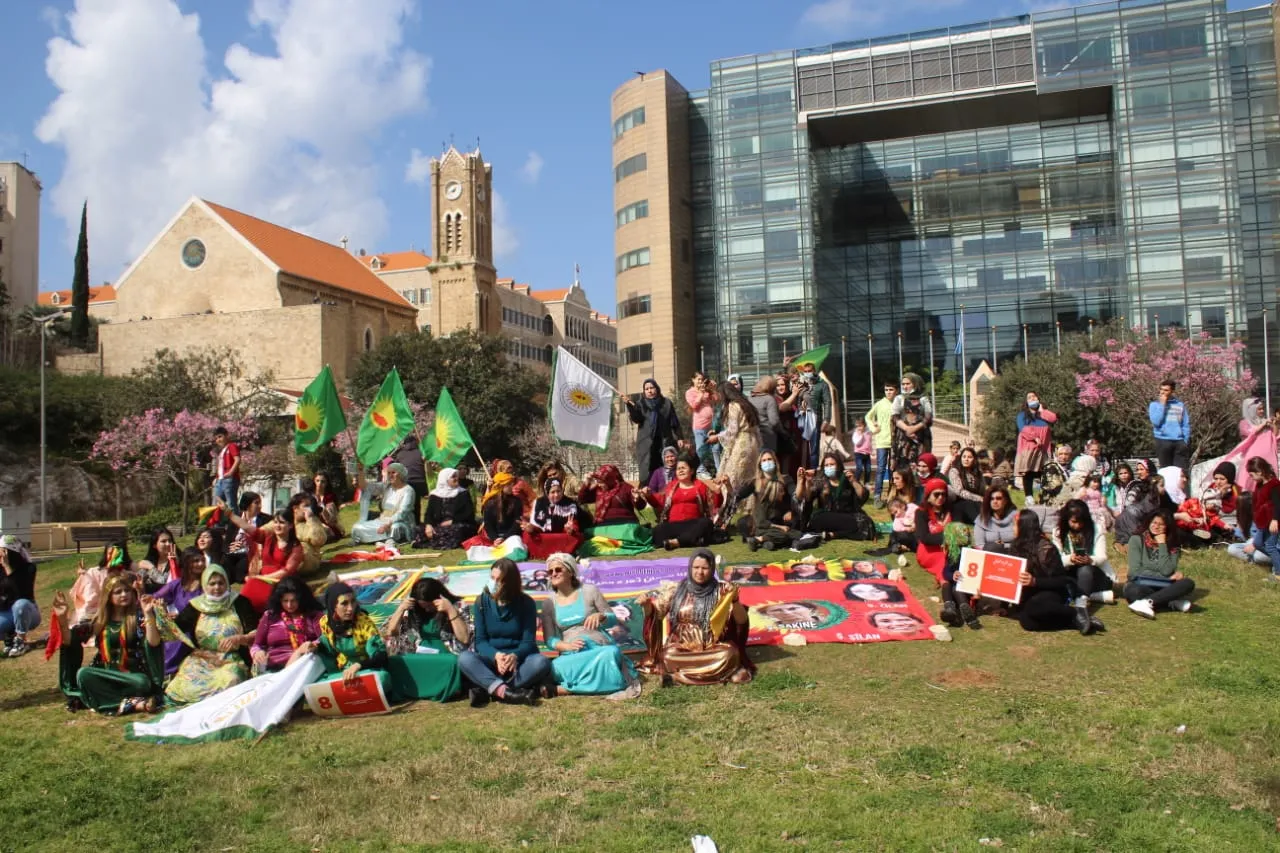 Kurdish community in Lebanon celebrates International Women's Day