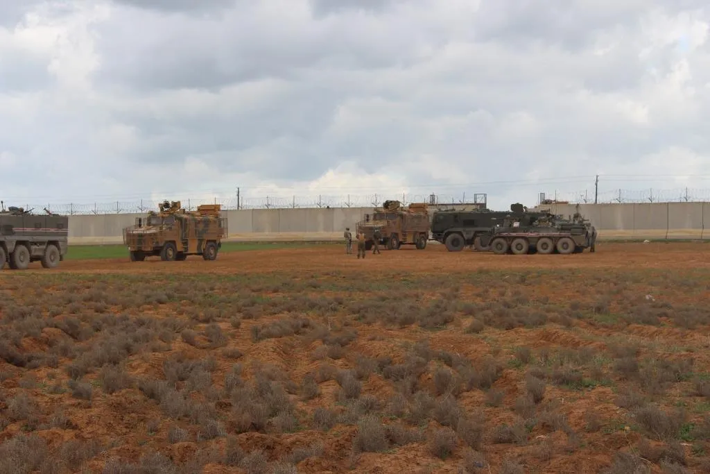 The 44th joint patrol run in the villages of Amuda, Ad-Derbasiyah districts
