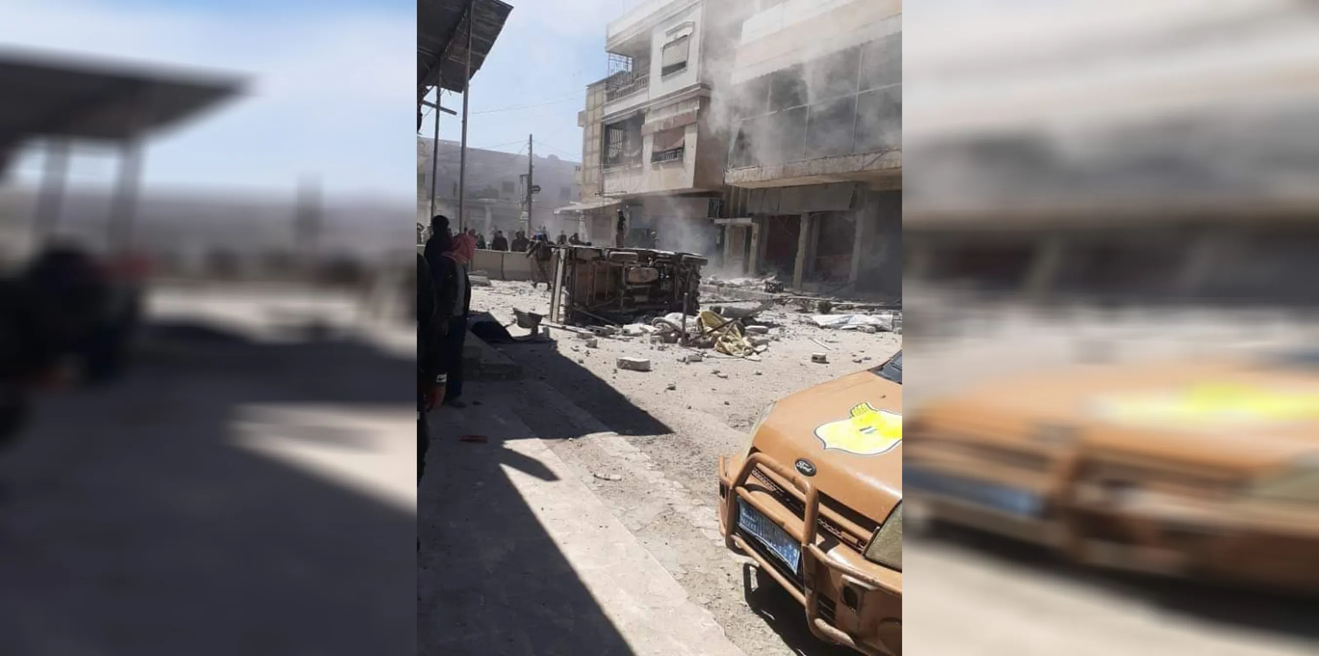 IED exploded in a car in occupied Serêkaniyê.