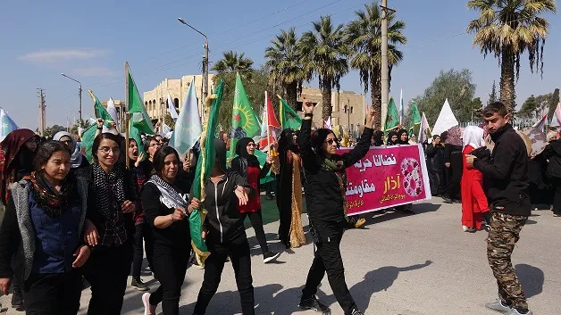 March 8th held in North Eastern Syria