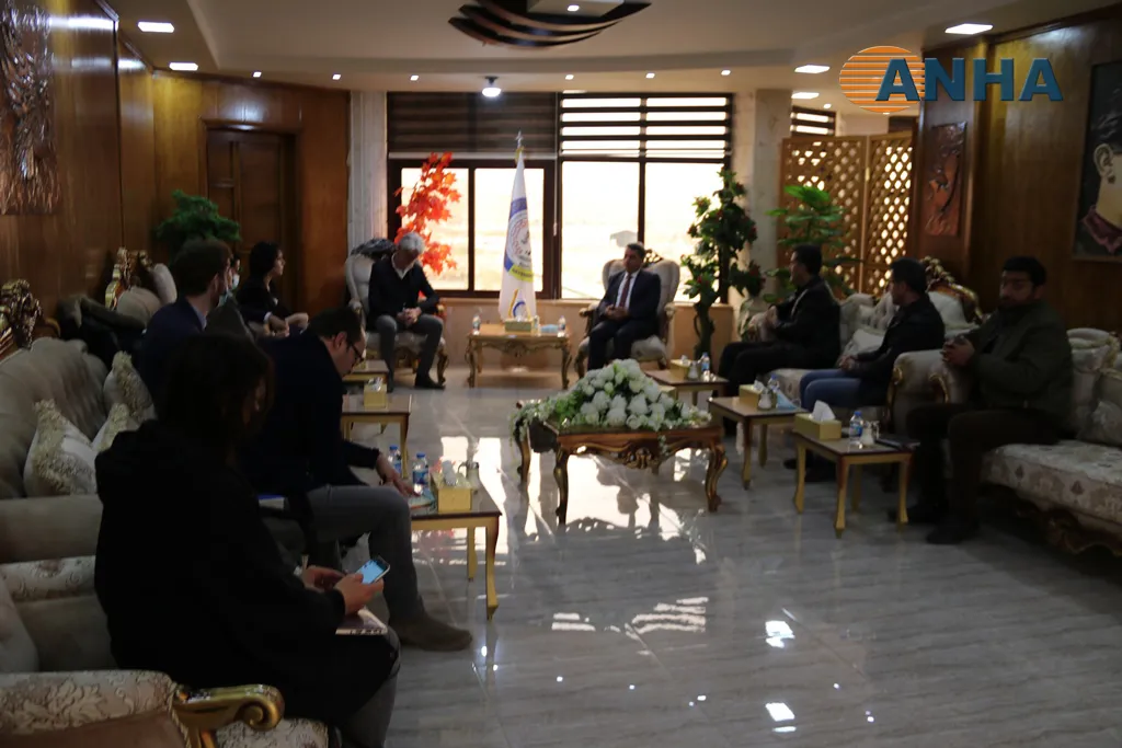 Delegation from French, European parliaments visits north-east Syria