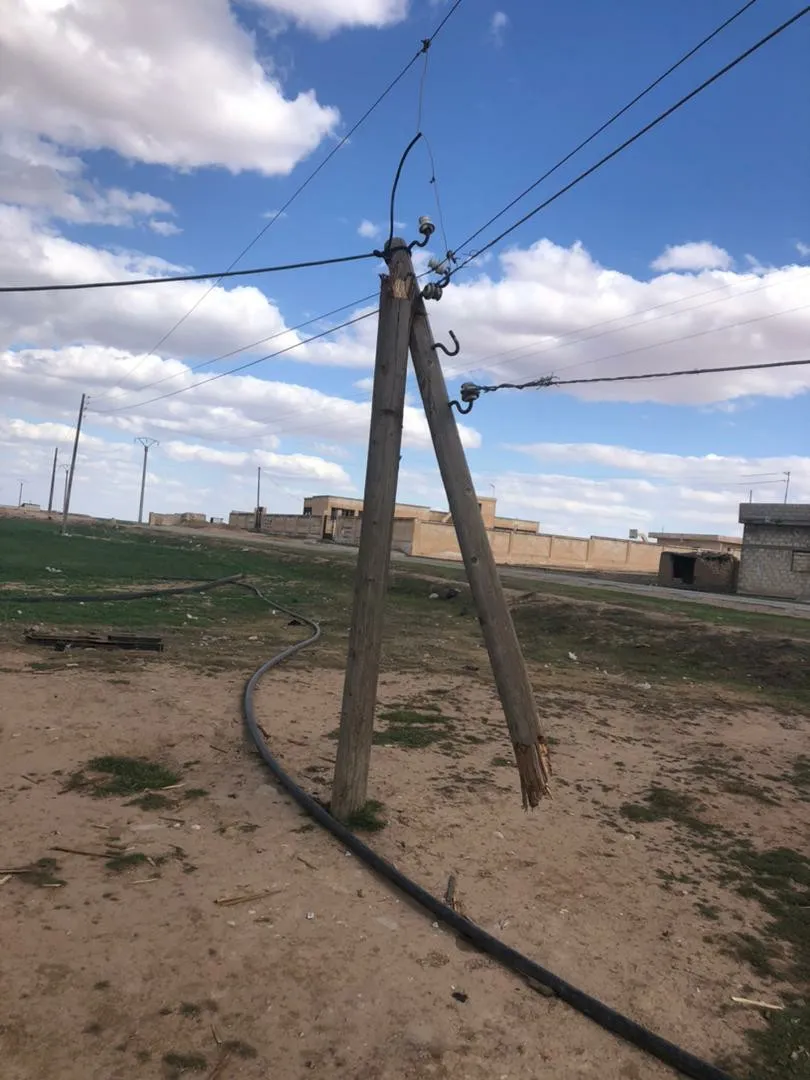 Turkish occupation targets a school, houses in Tel Tamr countryside