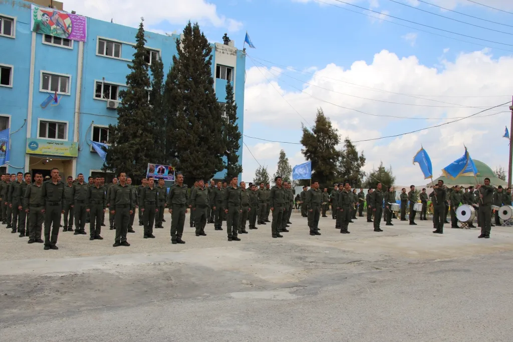 Manbij .. Internal Security Forces graduate new military course