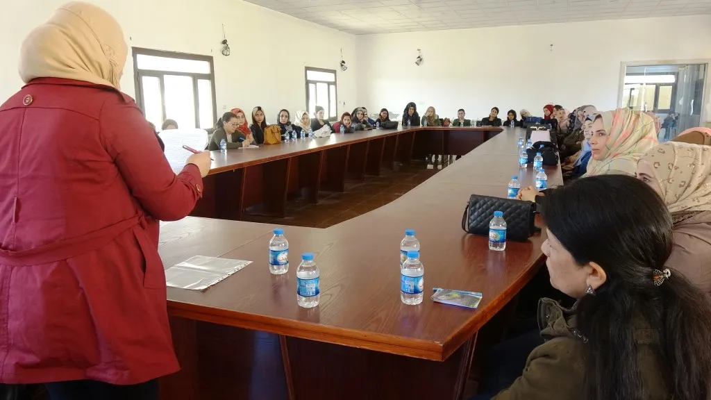 Symposium in Ain Issa on International Women's Day occasion