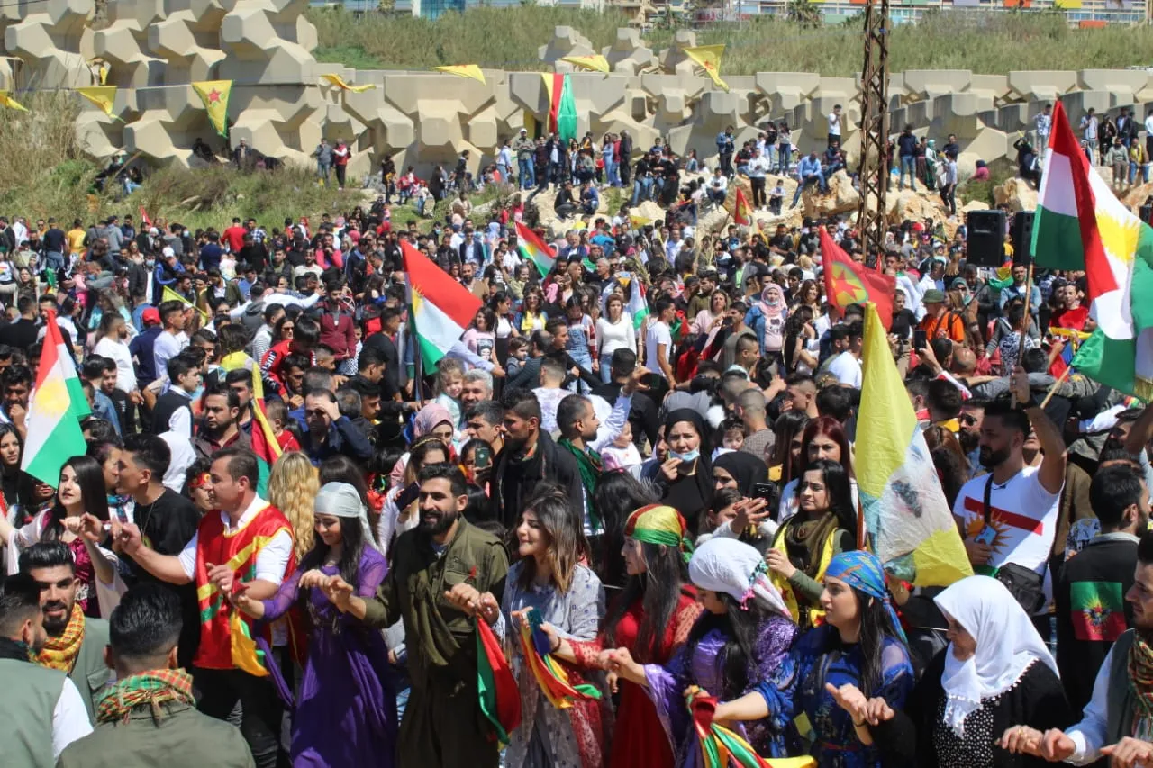 Kurdish community in Lebanon celebrates Newroz