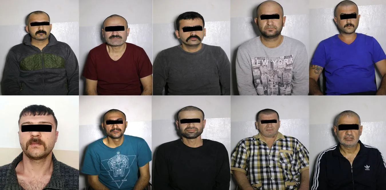 10-man network captured by SDF
