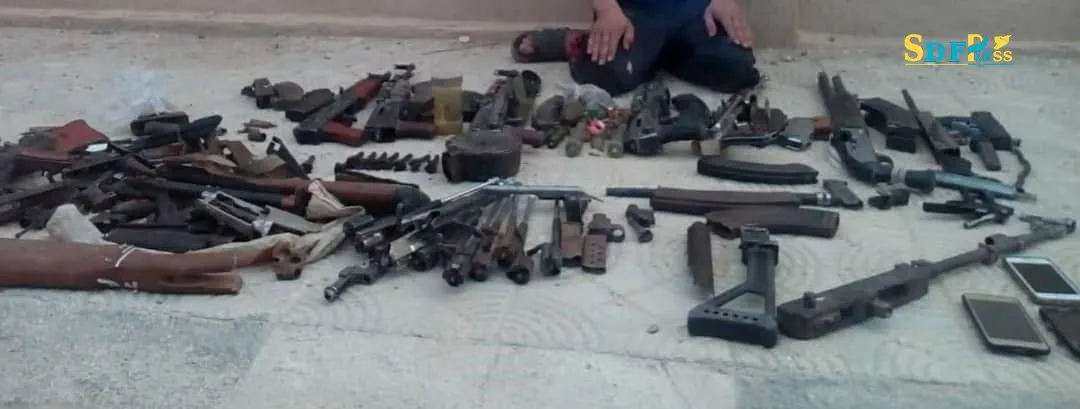 SDF arrests a mercenary in Al-Suwar town with his weapons and ammunition