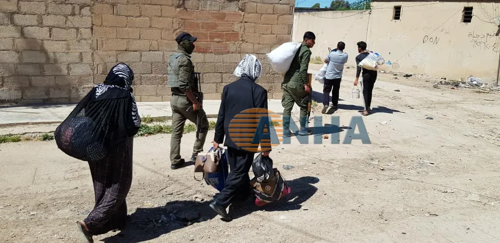 ISF secure protection for civilians in al-Tayy neighborhood in Qamishlo