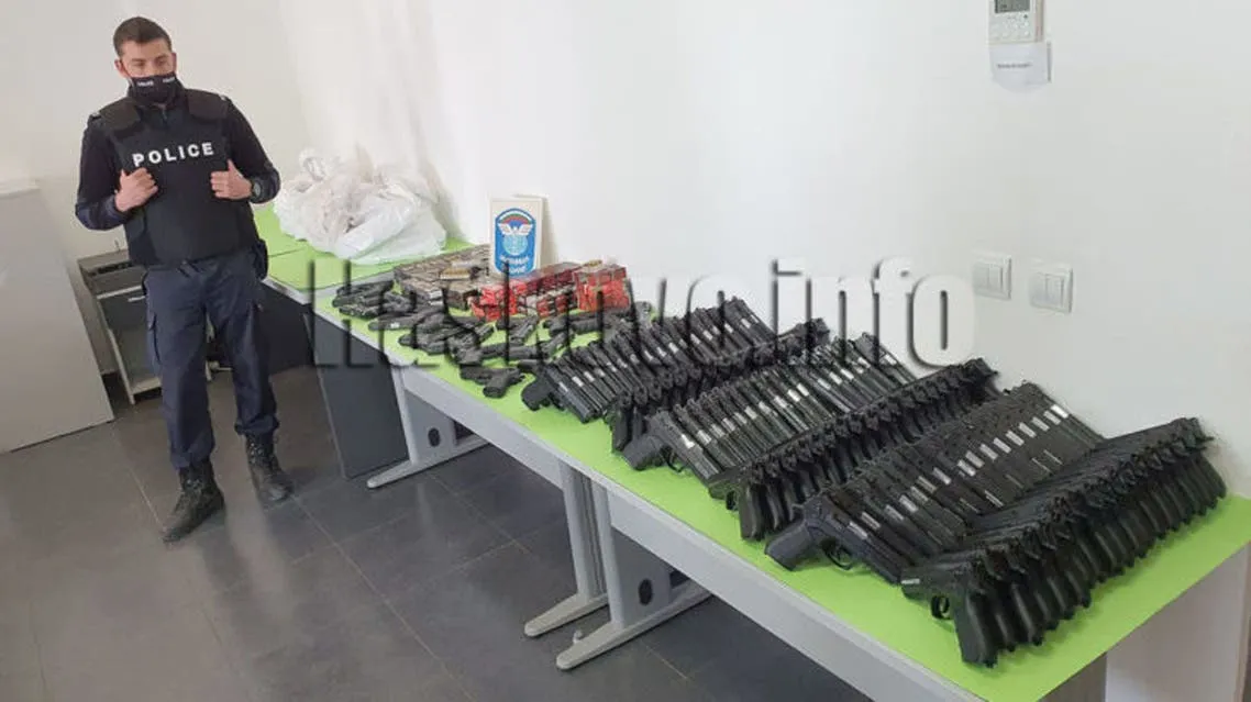 Bulgaria foils smuggling attempt of weapons from Turkey to Europe
