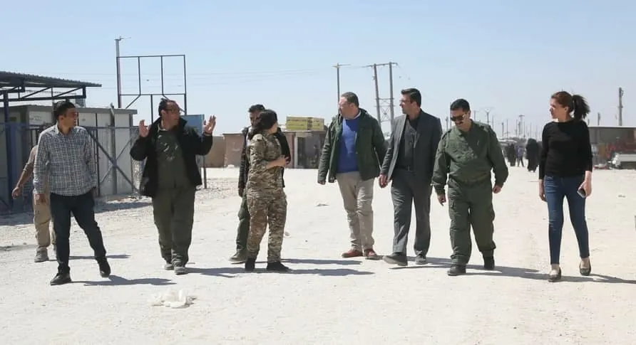 AA delegation visits Al-Hol camp to see progress of the campaign