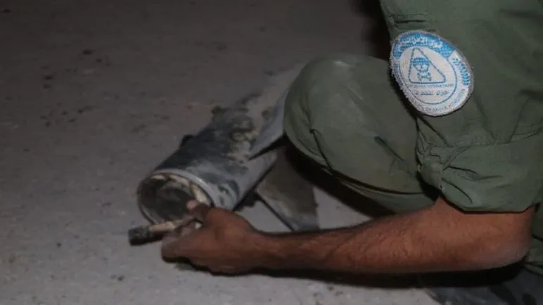 Internal security forces found ISIS missile in Raqqa containing high-explosive materials