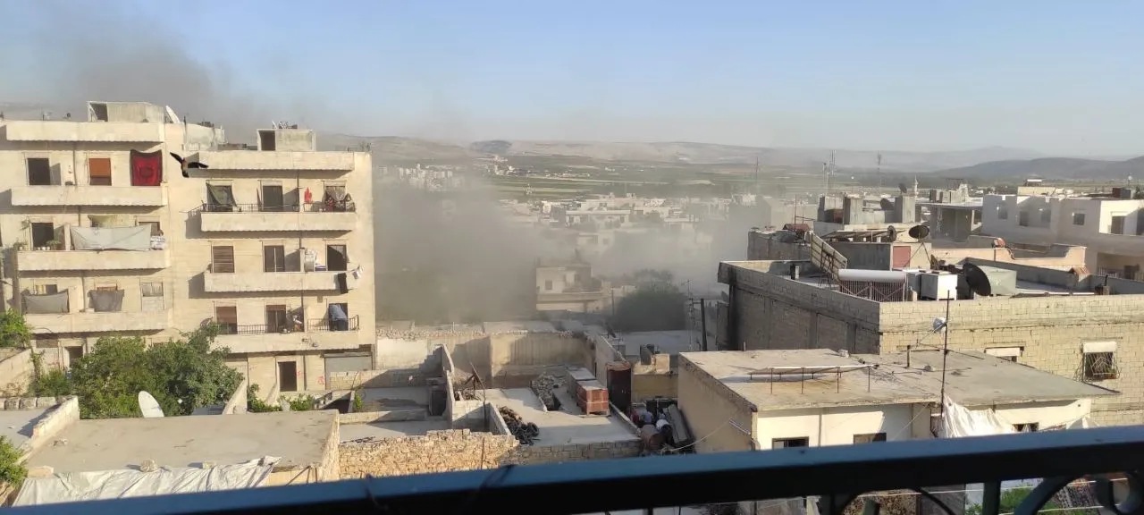 A strong explosion in the occupied city of Afrin