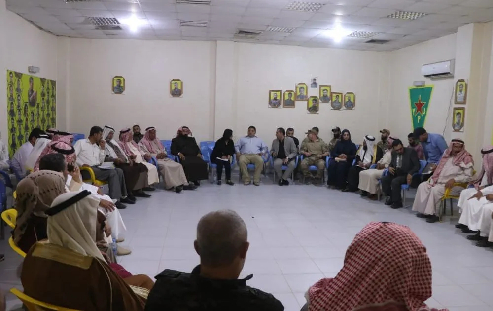 The leadership of the Military Council holds a meeting with the deputy US special envoy to Syria